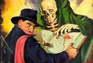 Pulp Hero, the Shadow, and a Skeleton